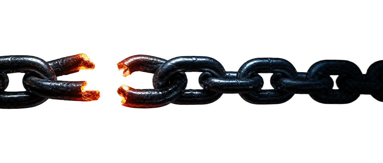 Broken chain: a sale breaks down when intended message and prospect understanding do not match.